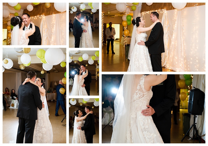 wedding photos of first dance