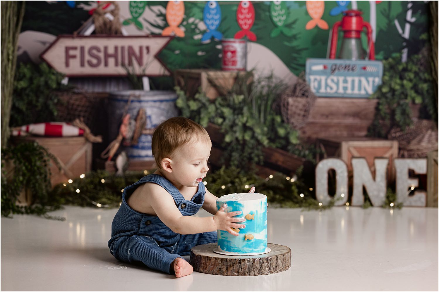 Fishing Cake Smash | Michael